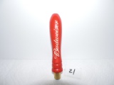 Budweiser Tapper Handle, Print on 2 sided, 6