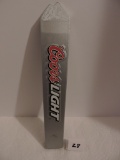 Coors Light Tapper Handle, 4 sided, 12