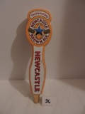 New Castle Brown Ale Tapper Handle, 4 sided, 11
