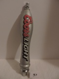 Coors Light Tapper Handle, 2 sided, 11