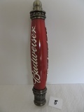 Budweiser The Great American Lager Tapper Handle, 3 sided, 11
