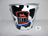Tippy Cow Rum Cream Pail, New, Metal, 8 1/2