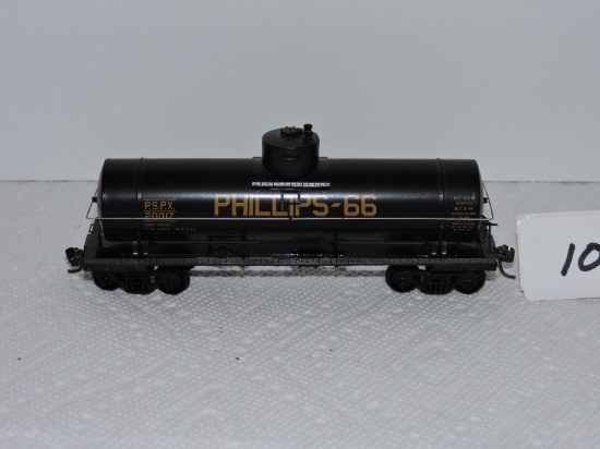 Phillips-66 Tanker Car, PSPX 20017, HO Scale, Plastic, Metal wire around tank