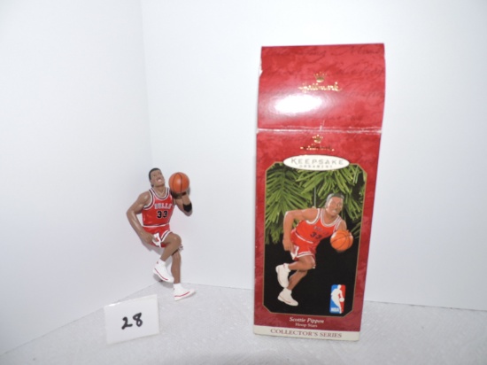 Scottie Pippen , Hoop Stars, NBA, Chicago Bulls, 1999, Hallmark Keepsake Ornament