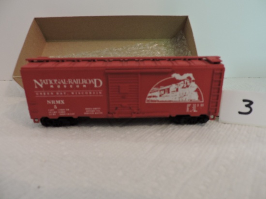 National Railroad Museum Box Car, NRMX 5, HO Scale, Plastic, Box does not match car