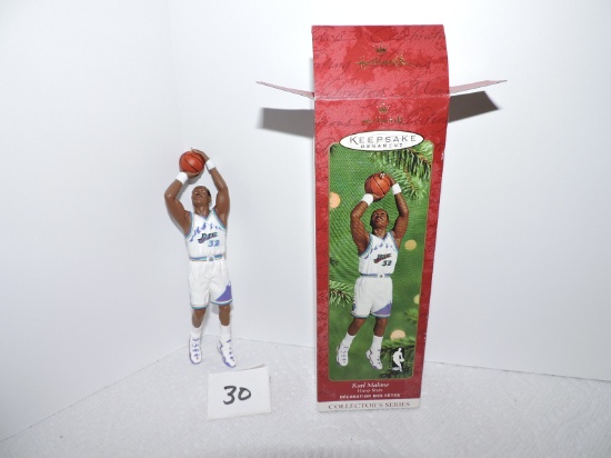 Karl Malone, Hoop Stars, NBA, Utah Jazz, 2000, Hallmark Keepsake Ornament