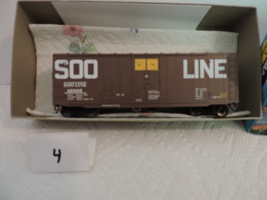 SOO Line, 40' Grain Box Car, #48383, Athern, Plastic, In box