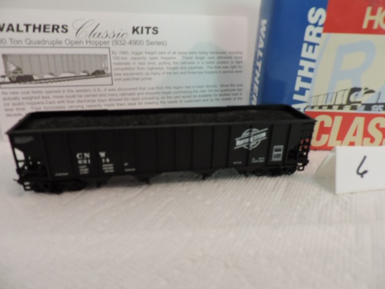 Chicago Northwestern #63114, 100 Ton Quad Hopper, HO Scale, Walthers Classic Kit