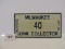 Milwaukee Junk Collector Plate, #40, Apr. 88, Metal, 8 1/2