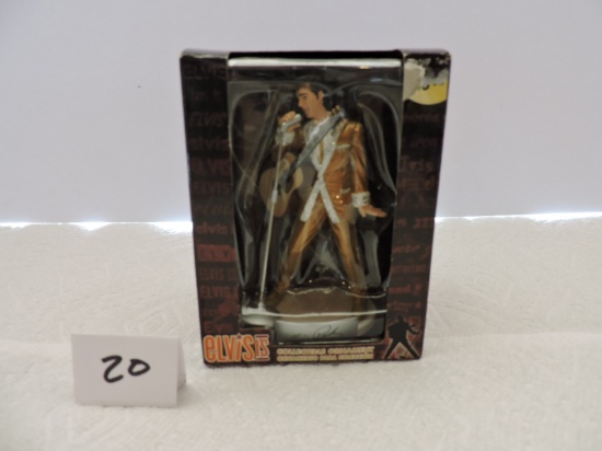 Elvis Is Collectible Ornament, Gold Suit, 2008, Plastic, Trevco Trading Corp., 4"