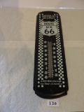 America's Highway Route 66 Thermometer, Metal, 17