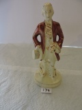 Porcelain Man Statue, 10 1/2
