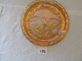 Carnival Glass Plate, Bicentennial, 1776-1976, 8