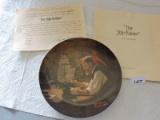 Plate, The Ship Builder, Norman Rockwell, COA, 1980, 8 1/2