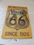 Route 66 Tin Sign, 12