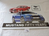 Mustang 50 Years Tin Sign, 16