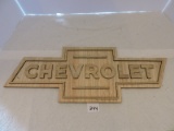 Chevrolet Sign, Pressed Board, 21