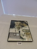Framed Autographed Picture, Richard Rogers, 8