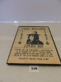 Framed Sitting Bull Poster, 8 1/2