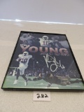 Framed Autographed Picture, Vince Young, 2006 Rose Bowl MVP, 8