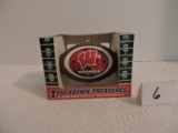 Wisconsin Badger Football Ornament, Polystyrene, Topperscot, Touchdown Treasurers
