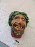 Kurd, Bossons England World Copyright Reserved, 1963, Chalk Ware Wall Hanging, 5