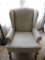 Chair, Fabric, Wooden Legs, 42