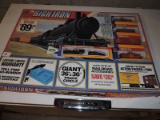 The High Iron Train Set, Life Like Trains, HO Scale, Pieces Not Verified, Corner of box damaged