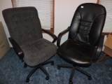 2 Office Chairs On Rollers, LOCAL PICK UP ONLY