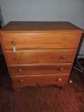 Vintage Chest Of Drawers, 30 1/2