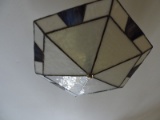Leaded Glass Ceiling Light Fixture Shade, 18