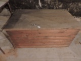 Wooden Storage Box, 43 1/2