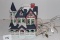 Victorian Home, Illuminated Hand Painted Porcelain, St. Nicholas Square, 7