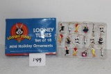 Looney Tunes, Set of *17* Mini Holiday Ornaments, 1 ornament is missing