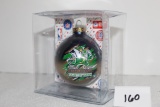 Notre Dame Fightin Irish Glass Ornament, Topperscot Inc., Sports Collectors Series, 2 1/2