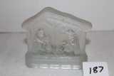 Frosted Glass Nativity, Christmas Around The World, 4 1/2