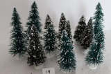 Hawthorne Village, 12 Winter Pine Trees, 2002, #91224, 5 1/2