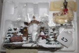 Thomas Kinkade's Village Christmas Gate Accessory Set, Hawthorne Village, 2003, #91299