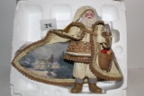 Thomas Kinkade's Old World Santas Collection of Portrait Figurines, Christmas Snowfall Santa