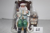 Thomas Kinkade St. Nicholas Collection, St. Nicholas Reads His Mail, Limited Edition Issue, 2003