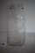 Ball Perfect Mason Glass Jar, Square, Ribbed, Air bubbles, scratches, small chip on bottom