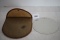 Vintage Military Reflector Mirror & Case, 5 1/4