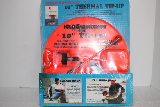 10" Thermal Tip Up, Igloo-Rinehart, NIP, Package is stained