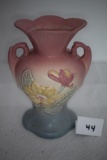 Hull Art Double Handle Magnolia Vase, USA, 4-6 1/4