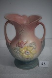 Hull Art Double Handle Magnolia Vase, USA, 3-8 1/2