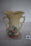 Hull Art Double Handle Vase, USA, W-6- 7 1/2
