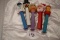 5 Assorted PEZ Dispensers