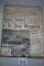 The Beloit Daily News, Headline-Great Devastation, Is Jap Report, August 1945