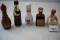 5 Assorted Miniature Liquor Bottles, Empty