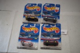 4 Hot Wheels, Mattel, NIP